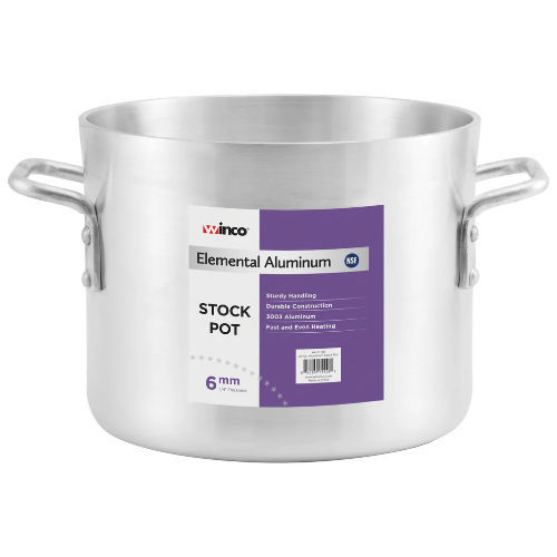 Aluminum Stock Pot, 6mm - 12 Quart