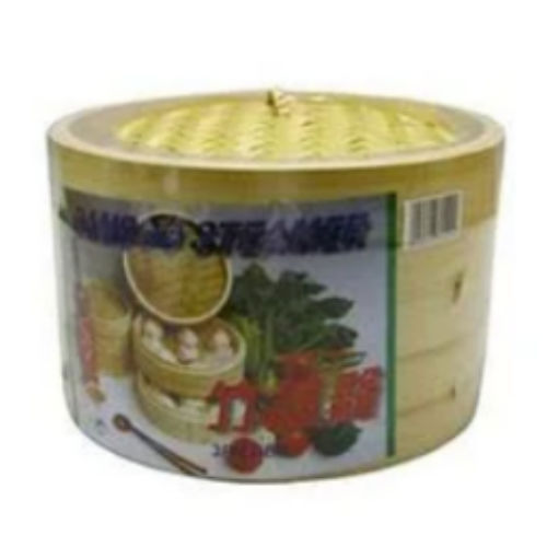 6" Bamboo Steamer Set (2 body 1 cover) 竹蒸籠套