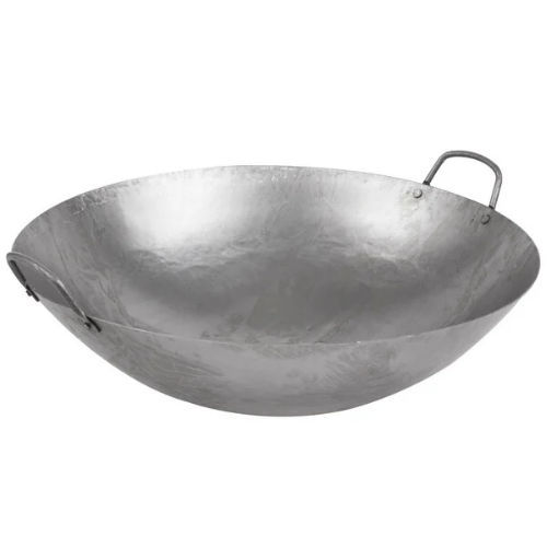 14" Handmade Steel Wok 手打雙耳鐵鍋