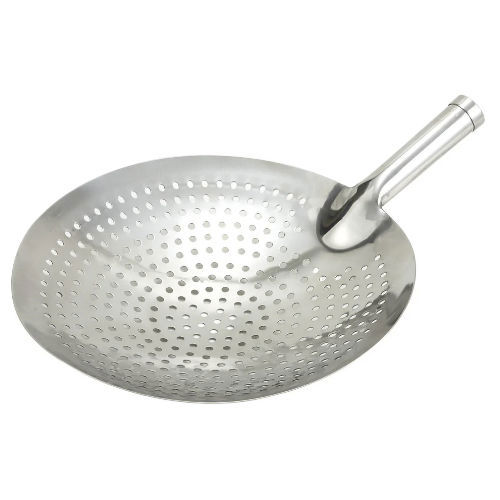 12"Stainless Steel Extra Strength Short Handle Skimmer